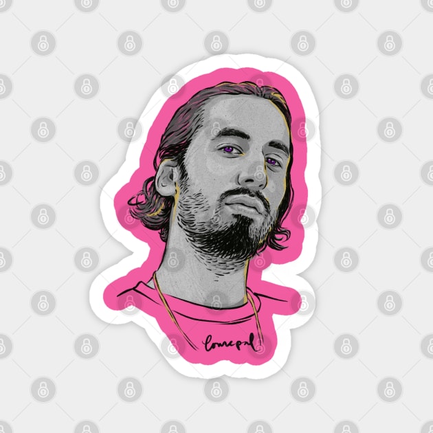 Lomepal portrait Magnet by BAJAJU