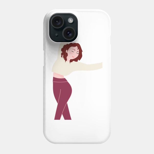 Dancing Girl Phone Case by Aurealis