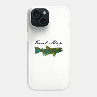 Trout Map Phone Case