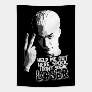 Spike I dont speak loser Tapestry