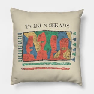 vintage talking heads Pillow