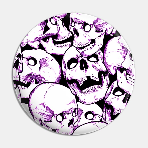 Skull Halloween Pin by igzine