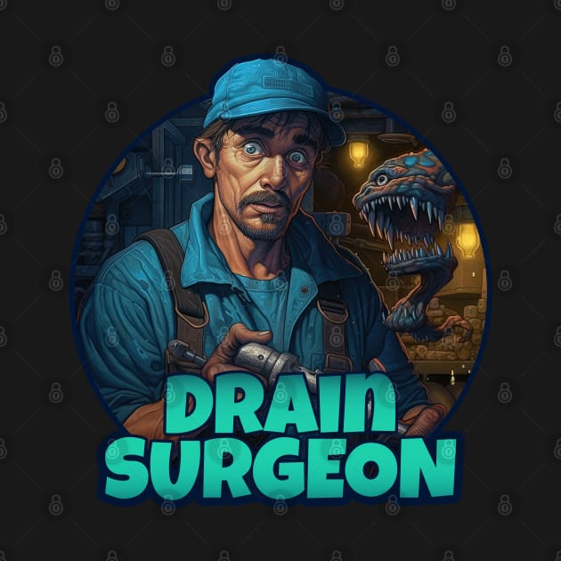 Drain Surgeon - Funny Plumber Design by DanielLiamGill