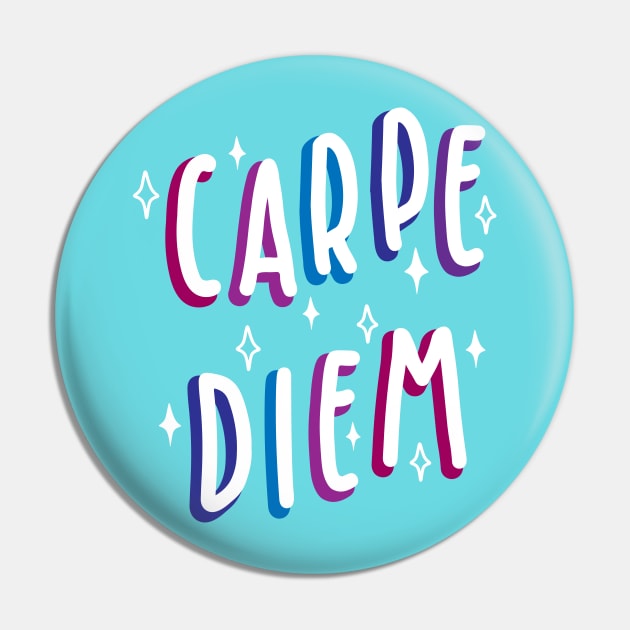 Carpe Diem Pin by designminds1