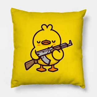 duck with AK47 Pillow