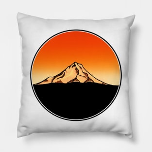 Mt. Hood Sunset Pillow