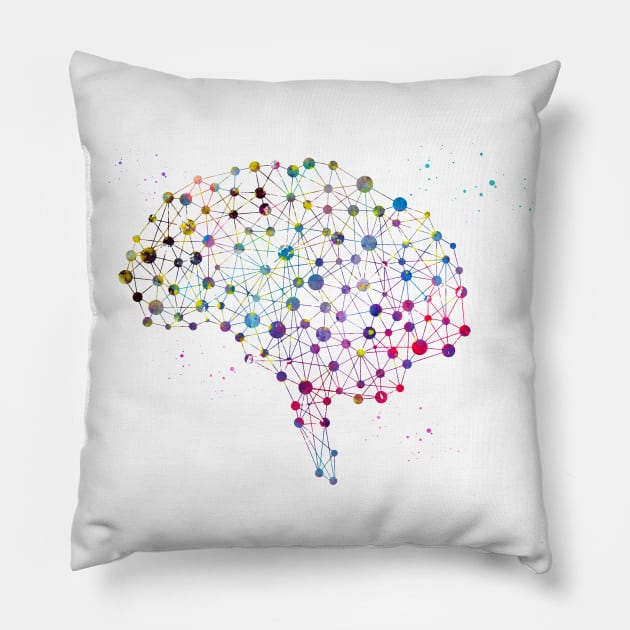 Human brain Pillow by erzebeth