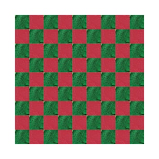 Green & Red Checkboard T-Shirt