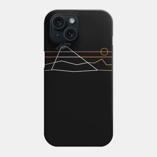 Mountains UFO Phone Case