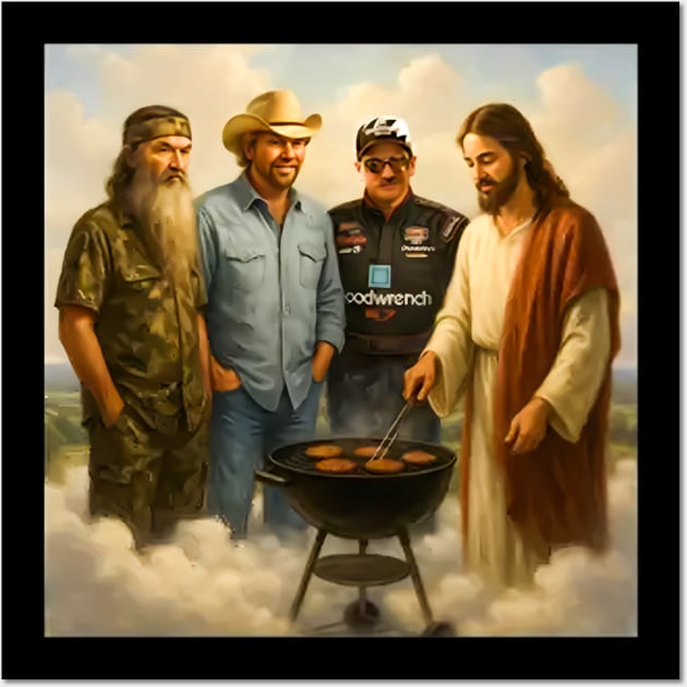 The Real Gang Meet up in Heaven Phil Robertson dale earnhardt Toby Jesus