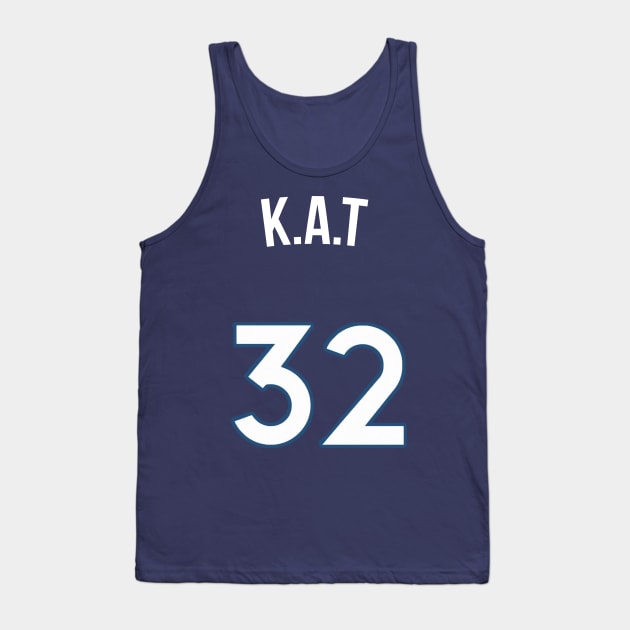 Karl Anthony Towns 'KAT' Nickname Jersey - Minnsota Timberwolves - Nba - Tank  Top