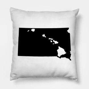 South Dakota and Hawai'i Roots by Hawaii Nei All Day Pillow