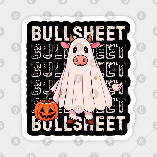 Bullsheet Cow Halloween Magnet by The WYLD Tribe