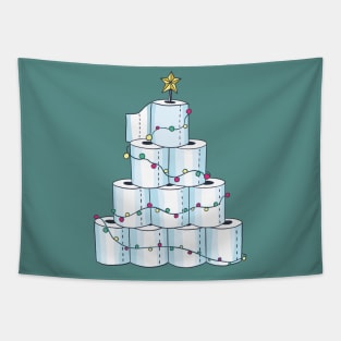 TOILET PAPER CHRISTMAS Tapestry