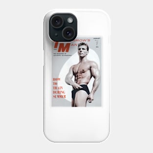 TOMORROW'S MAN Bodybuilding - Vintage Physique Muscle Male Model Magazine Cover Phone Case