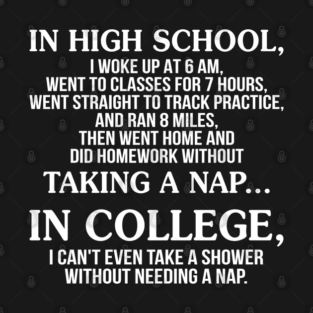 In High School I Woke Up At 6 am Went To Classes For 7 Hours by Murder By Text