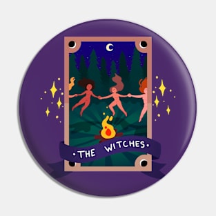 Tarot Witches Pin