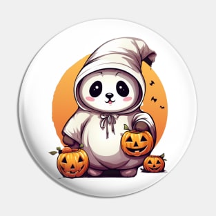 Panda Trick or Treat Pin