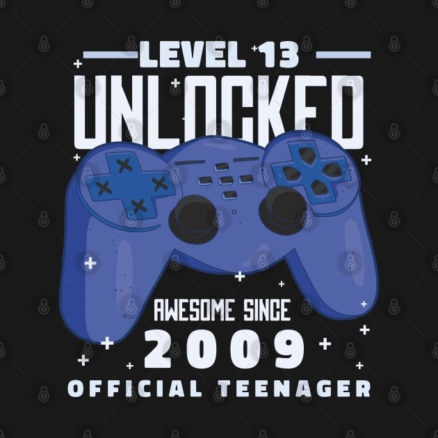 Teen Gamer Level 13 Unleashed by Life2LiveDesign