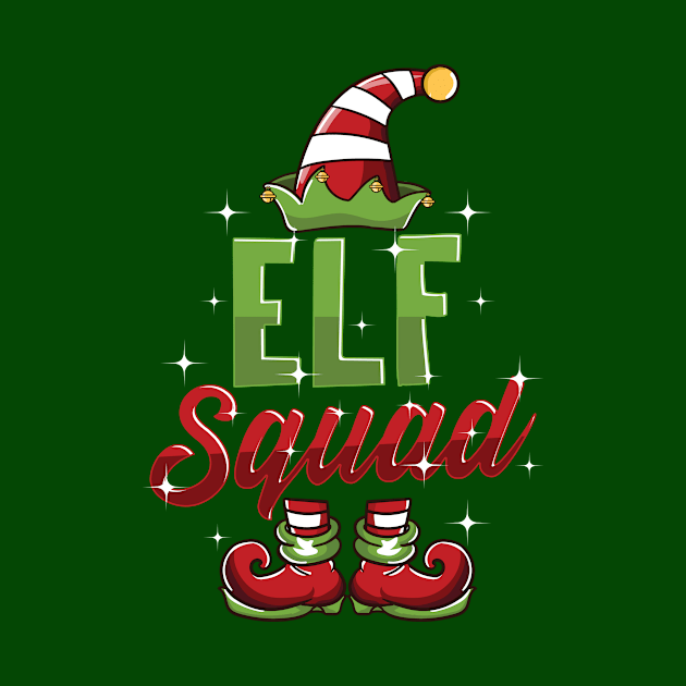 Christmas Elf Squad Family Matching Group by Rengaw Designs