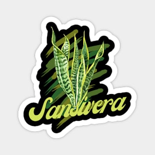 Sansivera (Snakeplant) Magnet