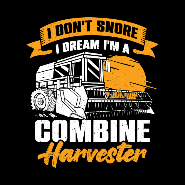 Combine Harvester Driver Farming Farm Farmer Gift by Dolde08