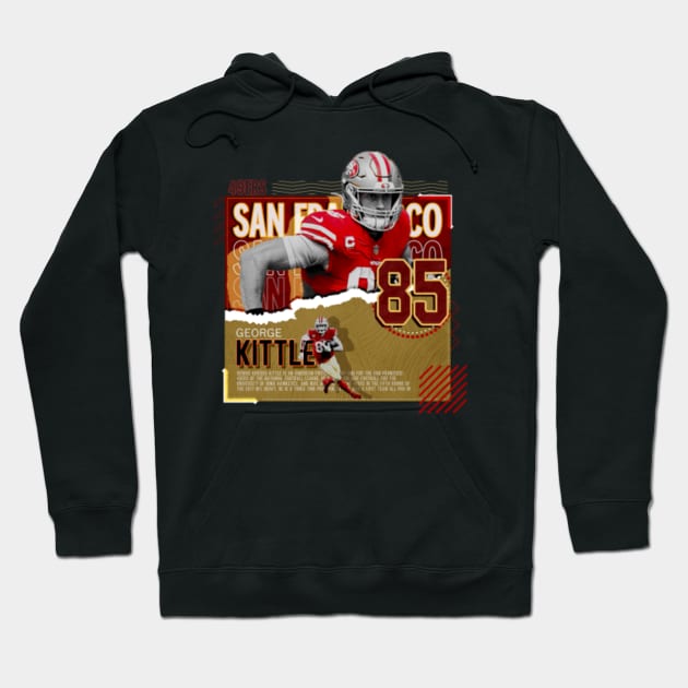 Rinkha George Kittle Football Paper Poster 49ers Hoodie