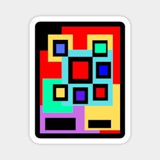 Colour Blocks Magnet