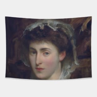 May Sartoris, Mrs Henry Evans Gordon by Frederic Leighton Tapestry