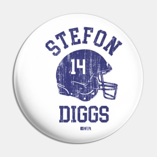 Stefon Diggs Buffalo Helmet Font Pin