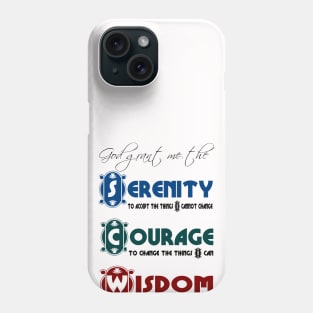 Serenity Prayer Phone Case