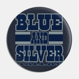 Dallas LYFE Blue and Silver True Football Colors! Pin