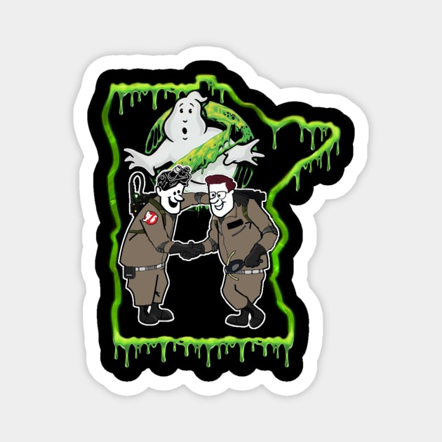 Twin Cities Ghostbusters Slime Logo Plain Magnet by TCGhostbusters