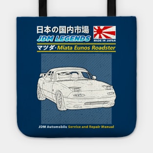 Mazda Miata Eunos Roadster Car Maintenance Manual Cover Tote