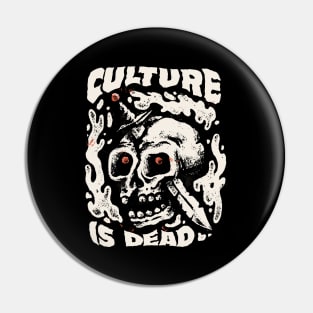 Rebel Culture Skull Pin