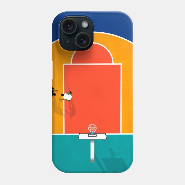 Shooting Hoops | Street Basketball Phone Case by From Above