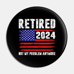 Retired 2024 Retirement Pin