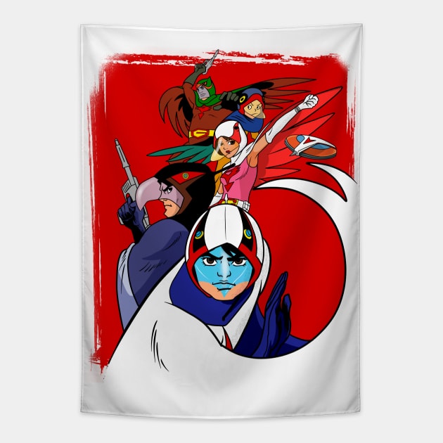 Battle of the planets V.1 Tapestry by OniSide