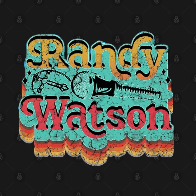 Randy Watson Retro Distressed by Kishiton