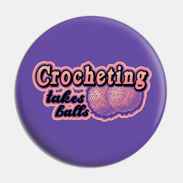 Crocheting takes balls Pin by weilertsen