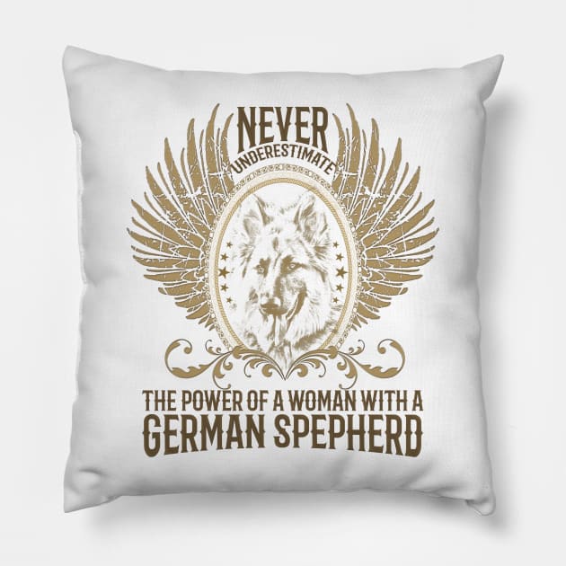 Never underestimate ... Pillow by GNDesign