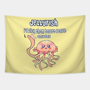 Jellyfish Friend Tapestry