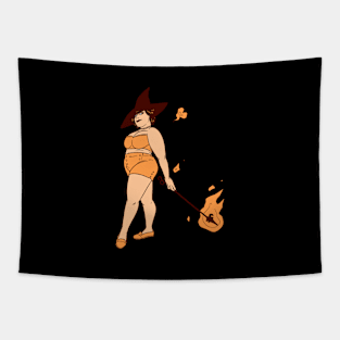 Fire Witch Tapestry