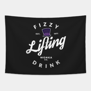 Fizzy Lifting Drink Est. 1971 - vintage Willy Wonka logo Tapestry