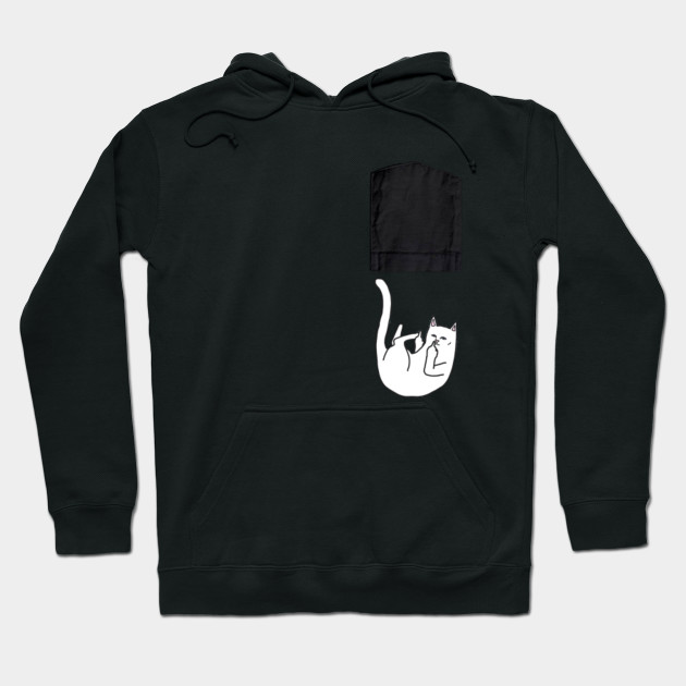 middle finger cat hoodie