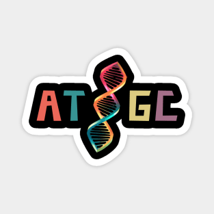 AT / GC, biotechnology, dna strand, molecular biology Magnet