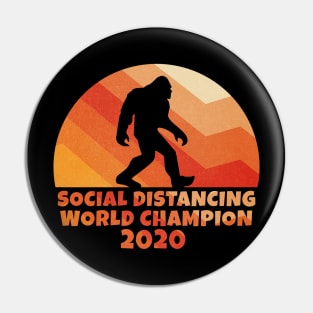 Social Distancing champion Pin
