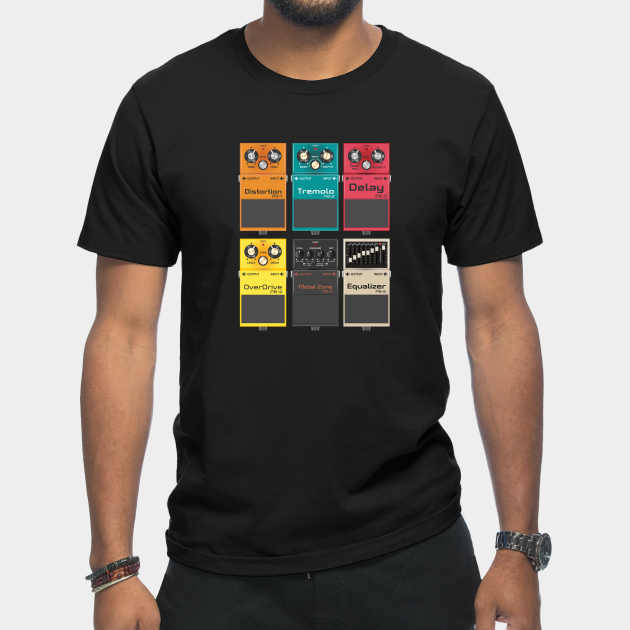 Discover Guitar Effects Pedal (Pedal Board) - Musical Instrument - T-Shirt