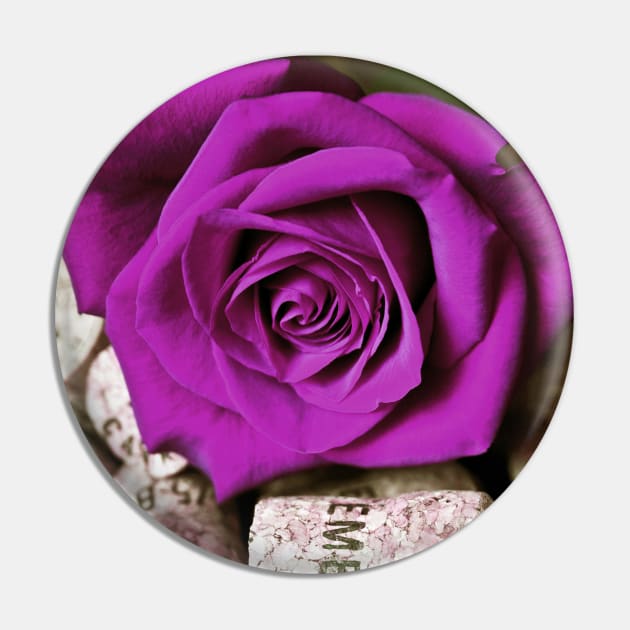 PINK ROSE Pin by SILVA_CAPITANA