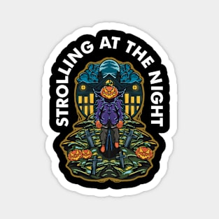 Halloween Design “Strolling At The Night” Magnet